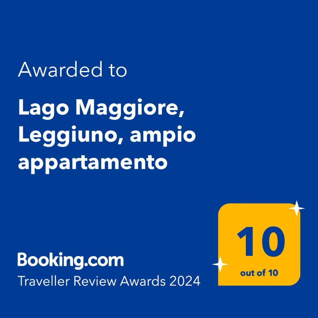 Lago Maggiore, Leggiuno, Ampio Appartamento Exterior photo